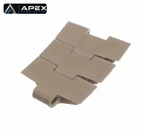 System Plast LF880-K325 low-friction acetal side-flexing table top chain links with stainless pins