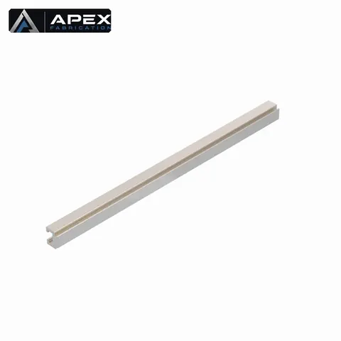 System Plast VG-A600-10 aluminum guide rail extrusion, sold in 10-ft lengths